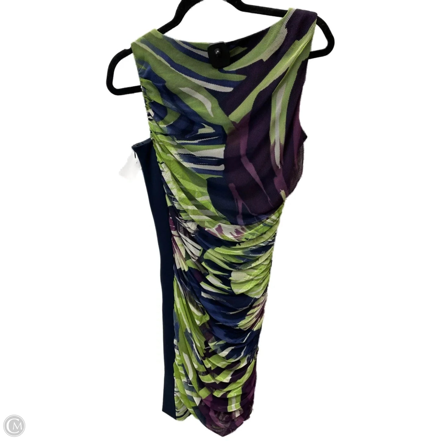 Dress Casual Short By HILTON HOLLIS In Green & Purple, Size: S