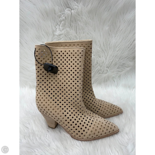 Boots Ankle Heels By Paige In Tan, Size: 7