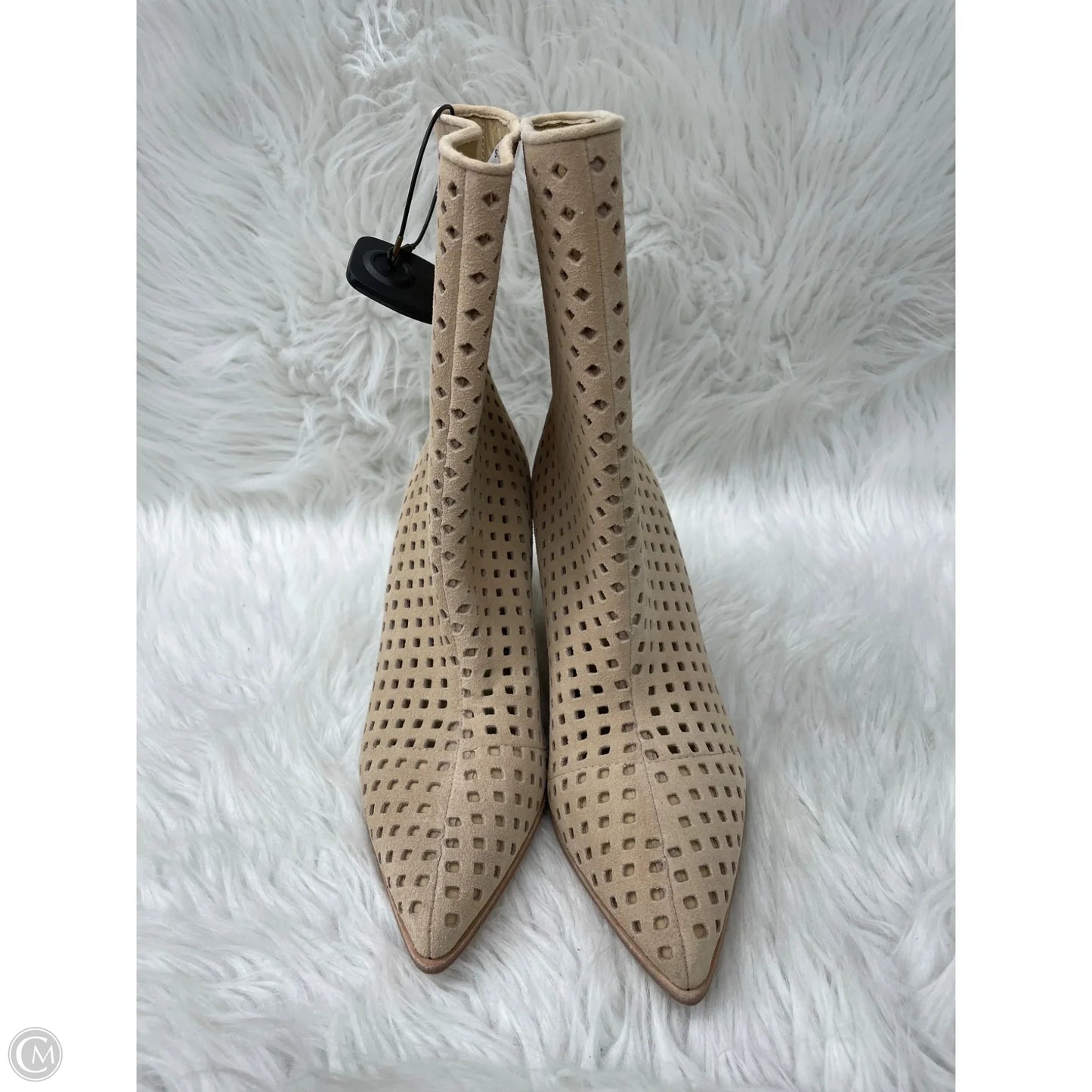 Boots Ankle Heels By Paige In Tan, Size: 7