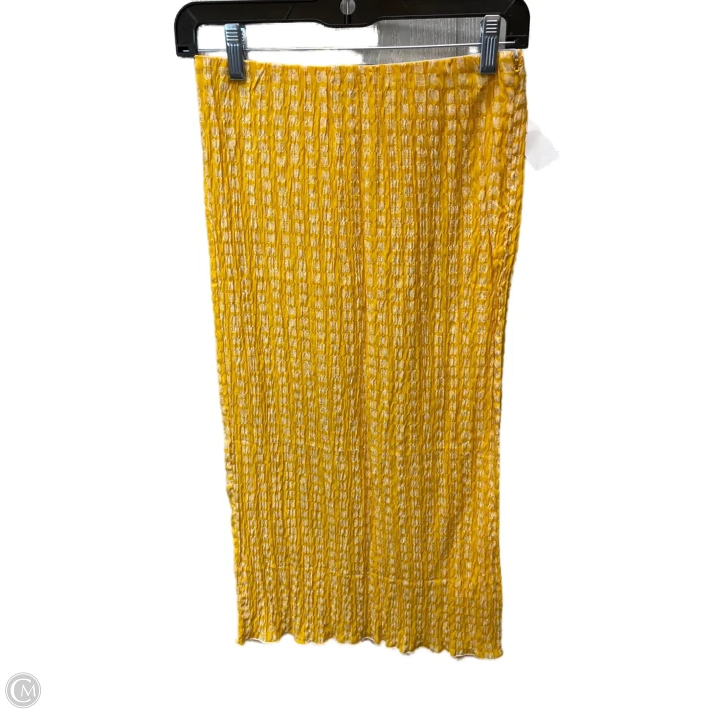 Skirt Midi By Urban Outfitters In Yellow, Size: 4
