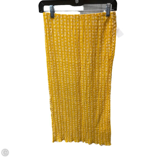 Skirt Midi By Urban Outfitters In Yellow, Size: 4