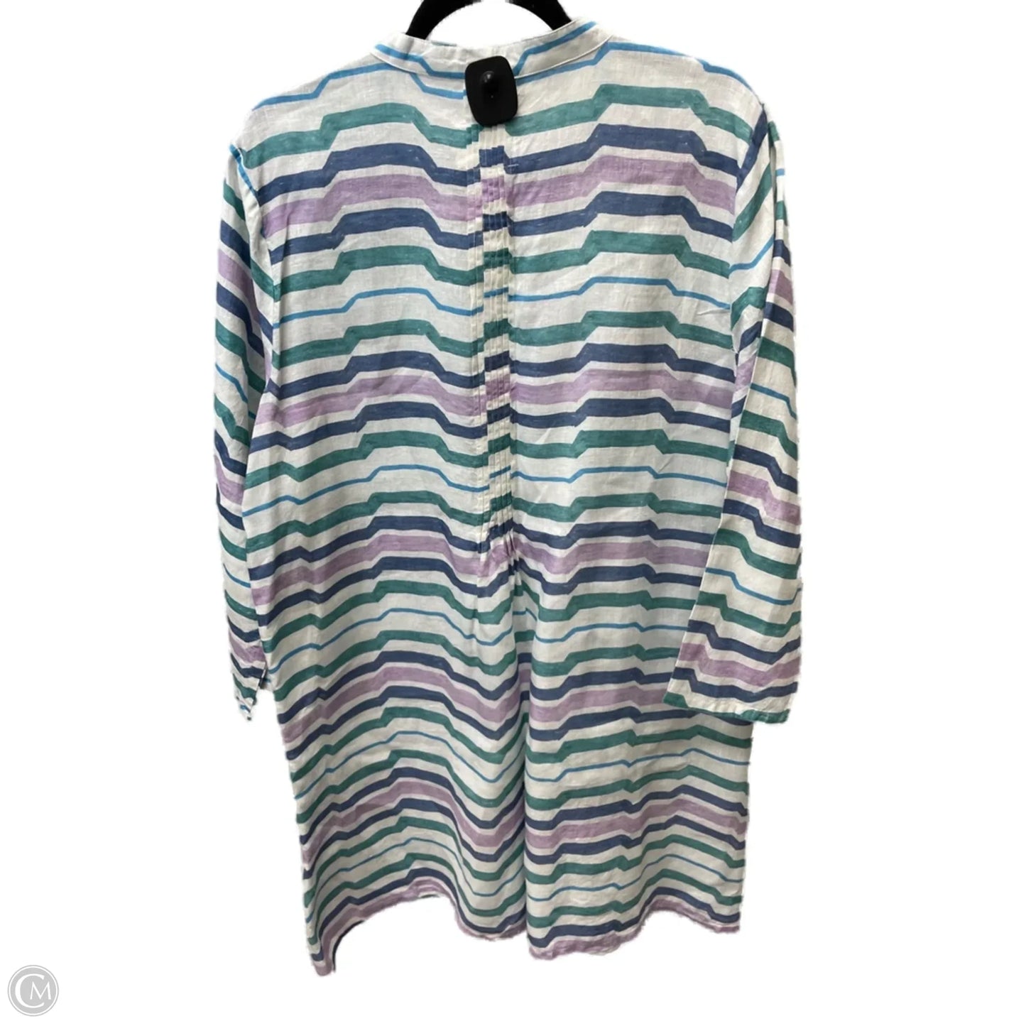 Dress Casual Short By pomegranate In Striped Pattern, Size: L