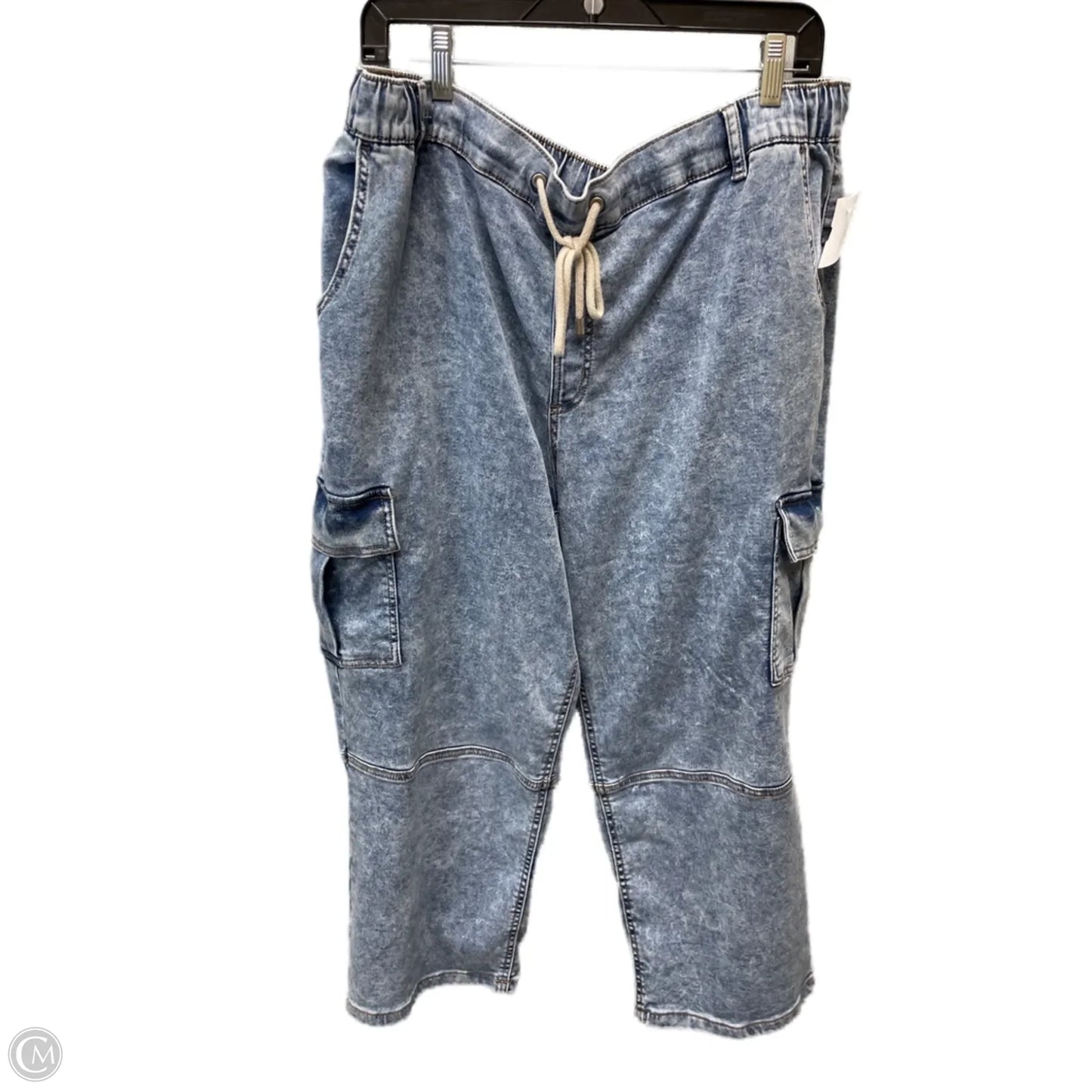 Jeans Cropped By Cato In Blue Denim, Size: 20