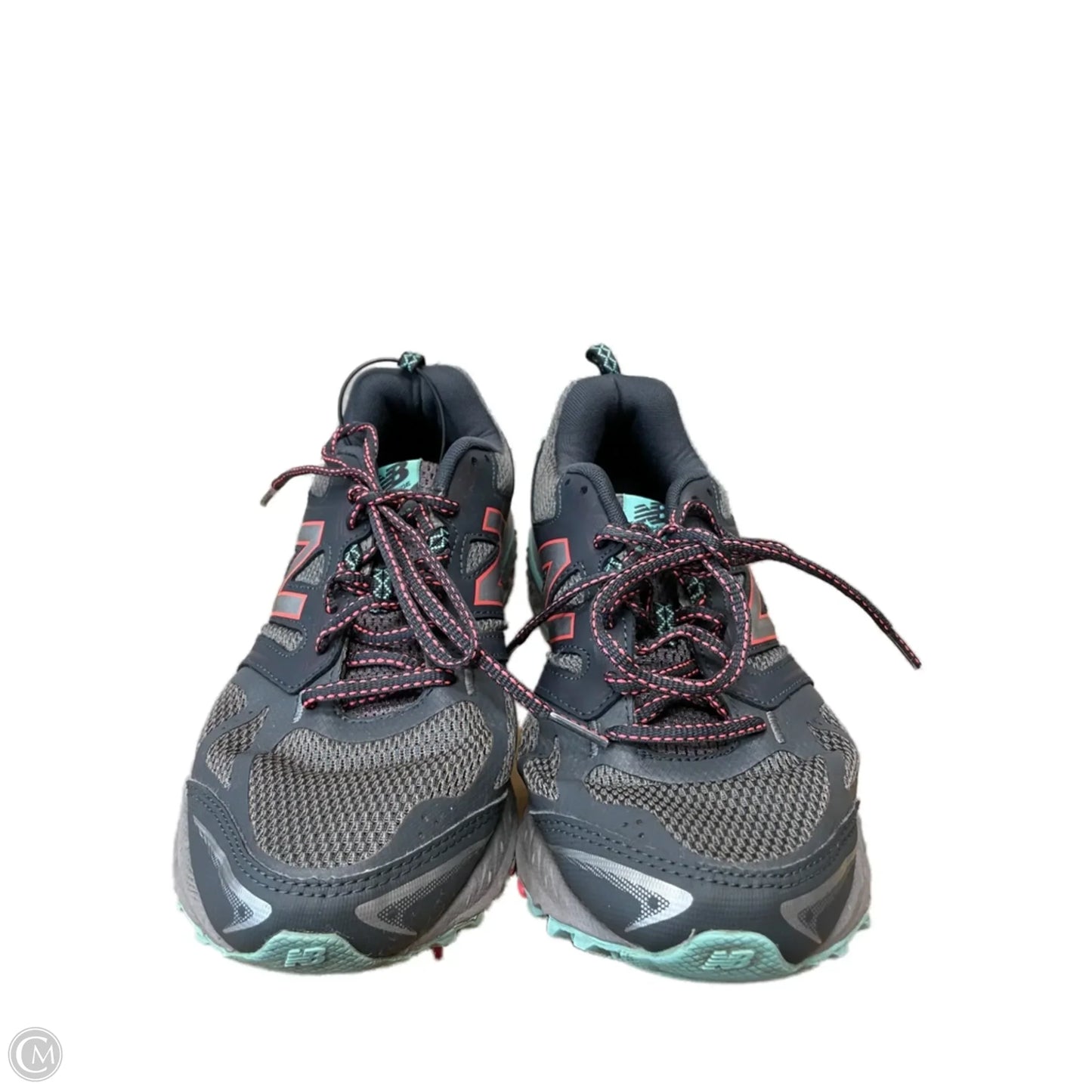 Shoes Athletic By New Balance In Grey & Orange, Size: 9.5