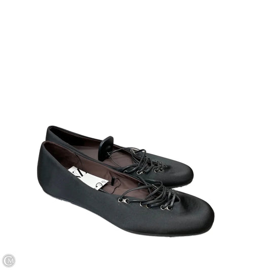 Shoes Flats By Zara In Black, Size: 9