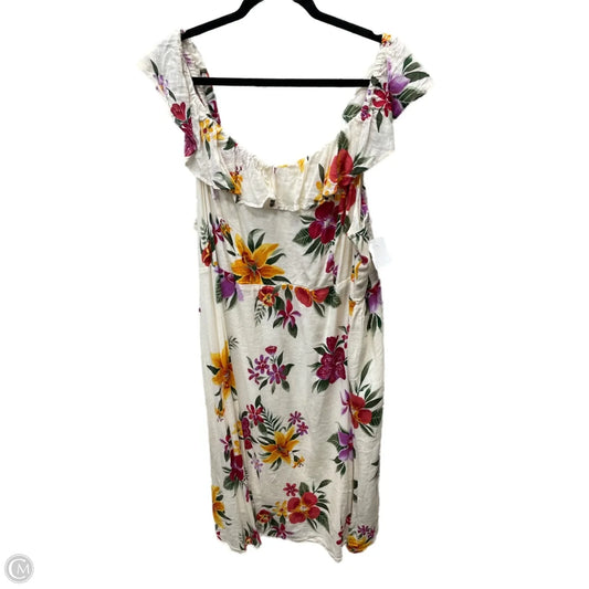 Dress Casual Short By Old Navy In Floral Print, Size: 3x