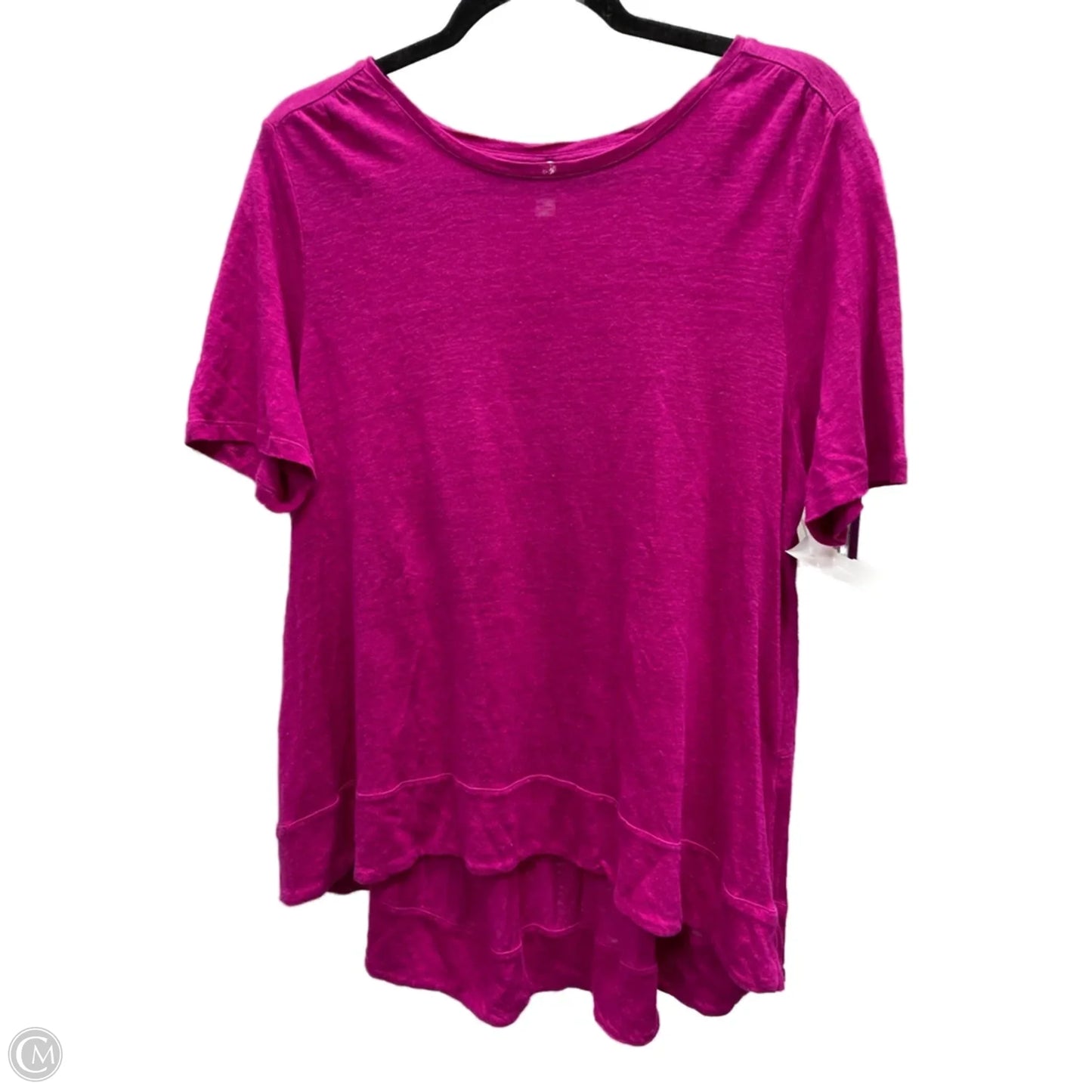 Top Short Sleeve By Chicos In Purple, Size: M