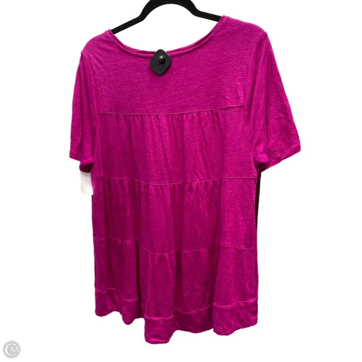 Top Short Sleeve By Chicos In Purple, Size: M