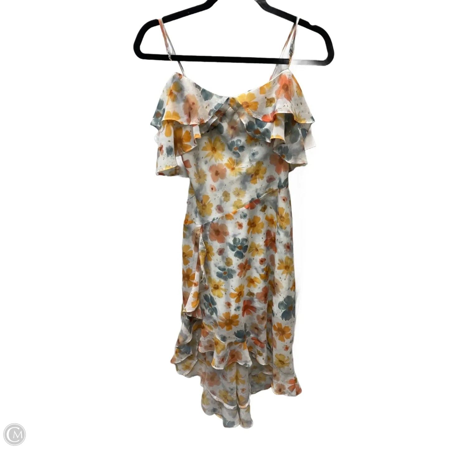 Dress Casual Short By Anthropologie In Floral Print, Size: S