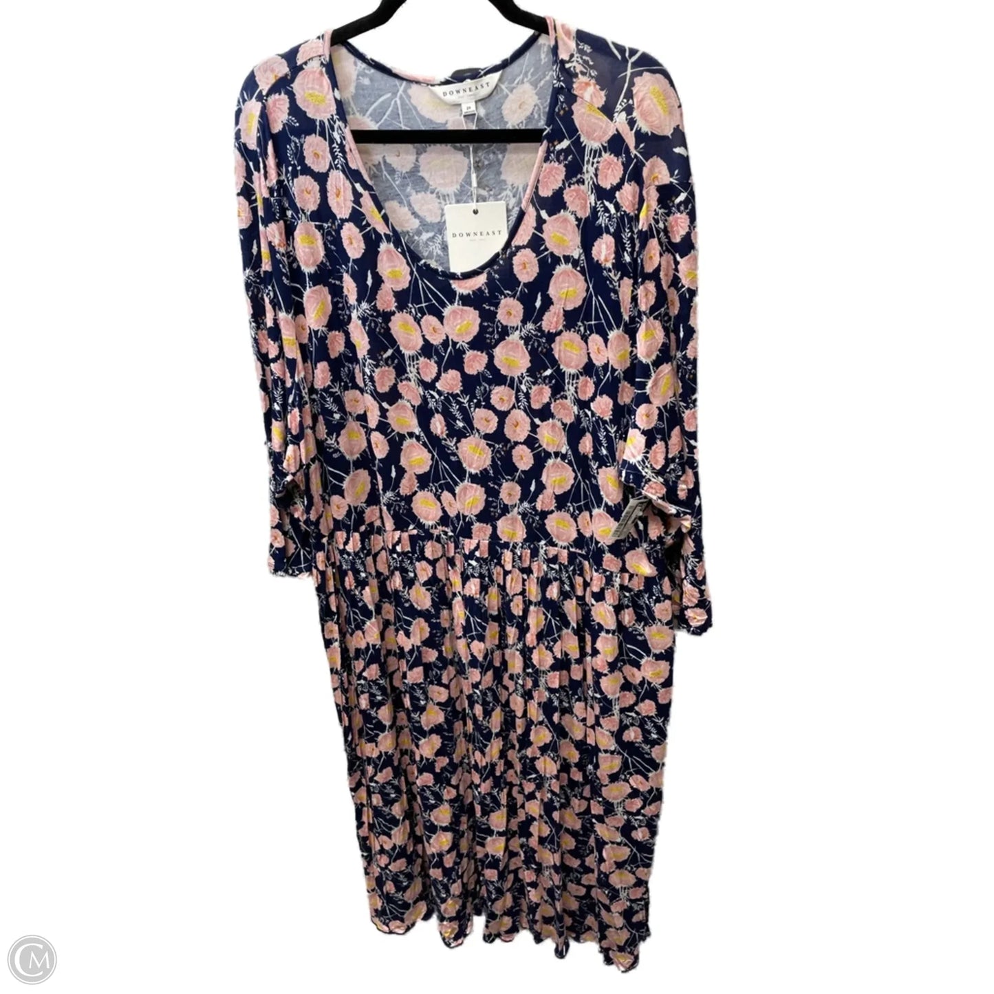 Dress Casual Short By Downeast In Floral Print, Size: 2x