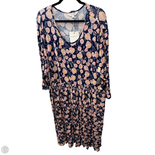 Dress Casual Short By Downeast In Floral Print, Size: 2x