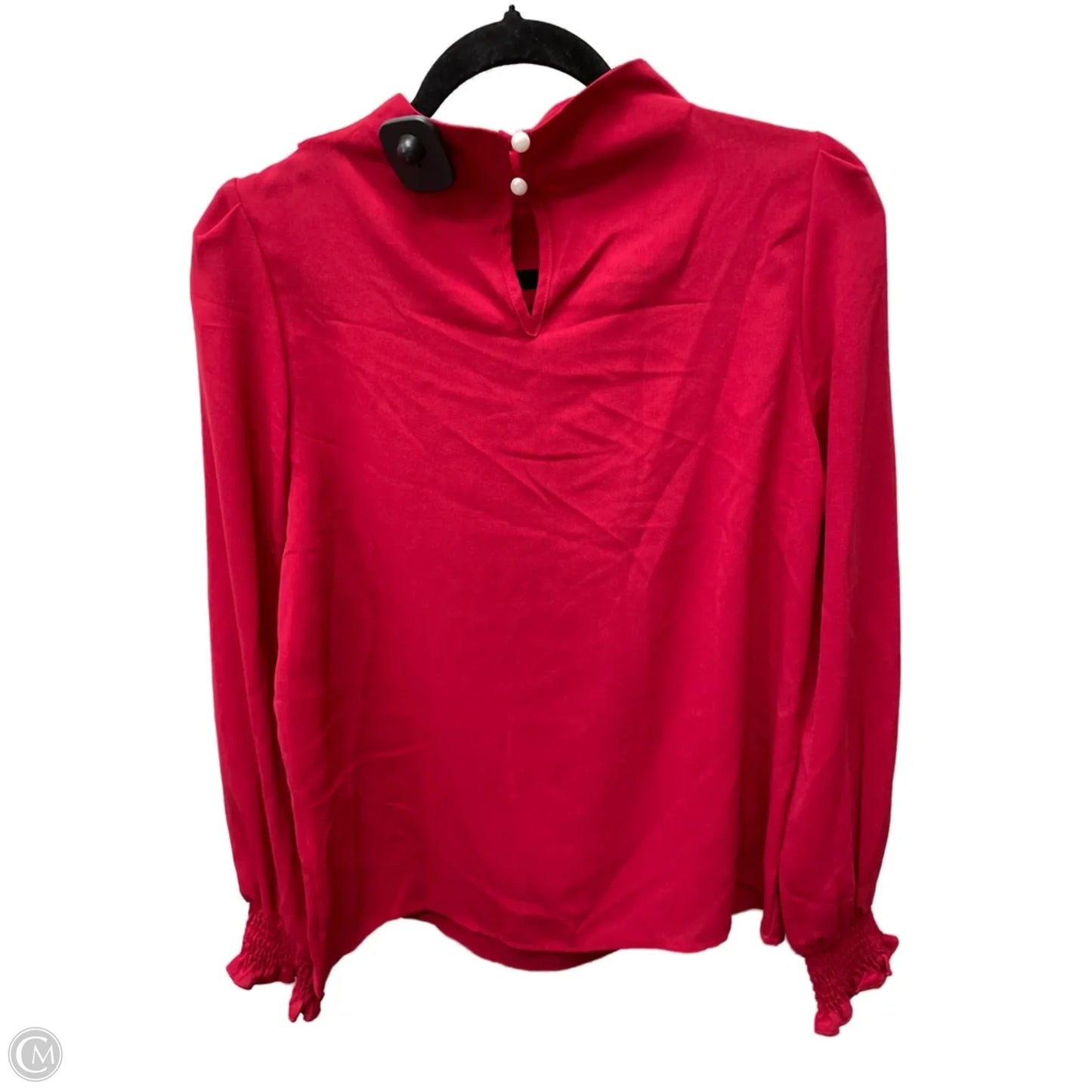 Blouse Long Sleeve By Shein In Red, Size: S