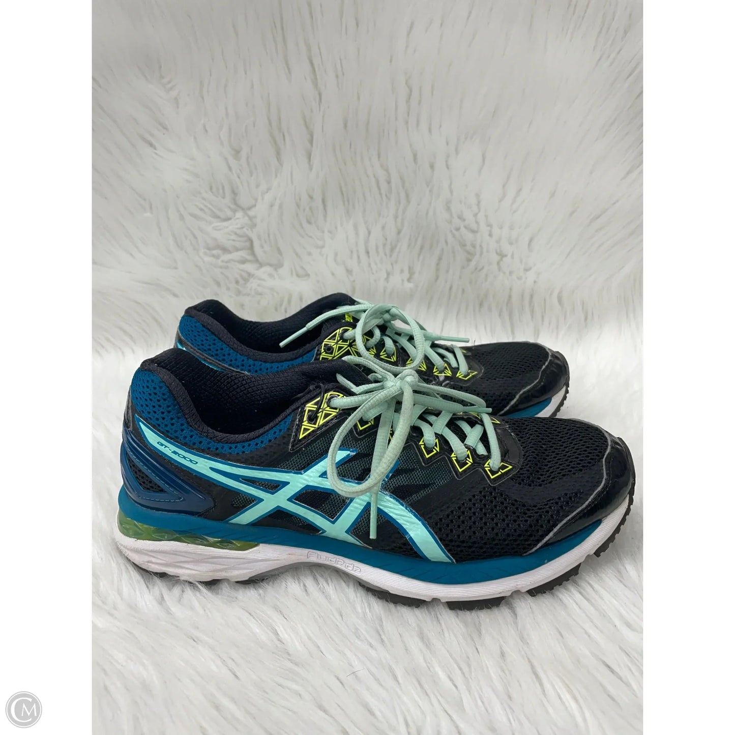 Shoes Athletic By Asics In Teal, Size: 8.5