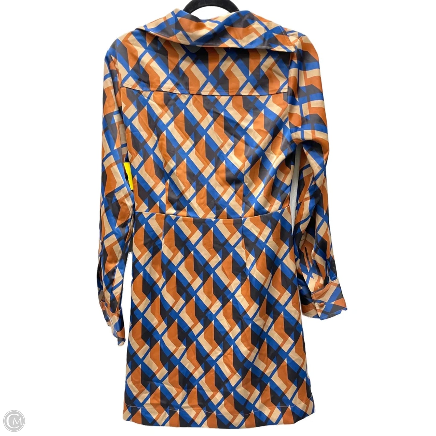 Dress Work By Banana Republic In Blue & Brown, Size: S