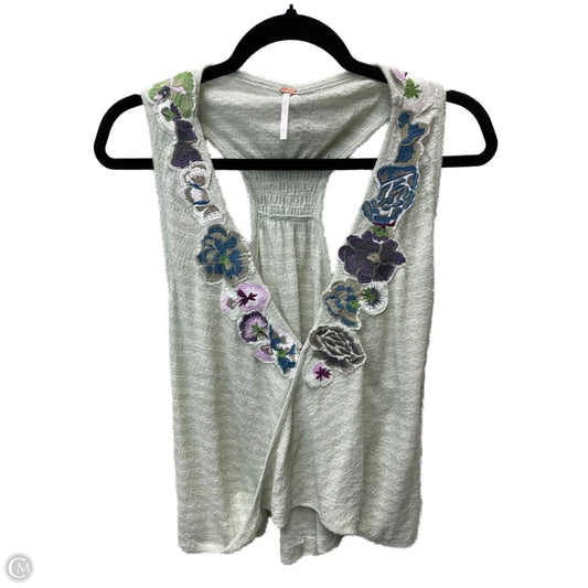 Top Sleeveless By Free People In Green, Size: S