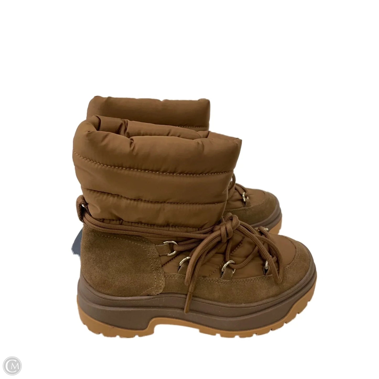 Boots Snow By Zara In Brown, Size: Large