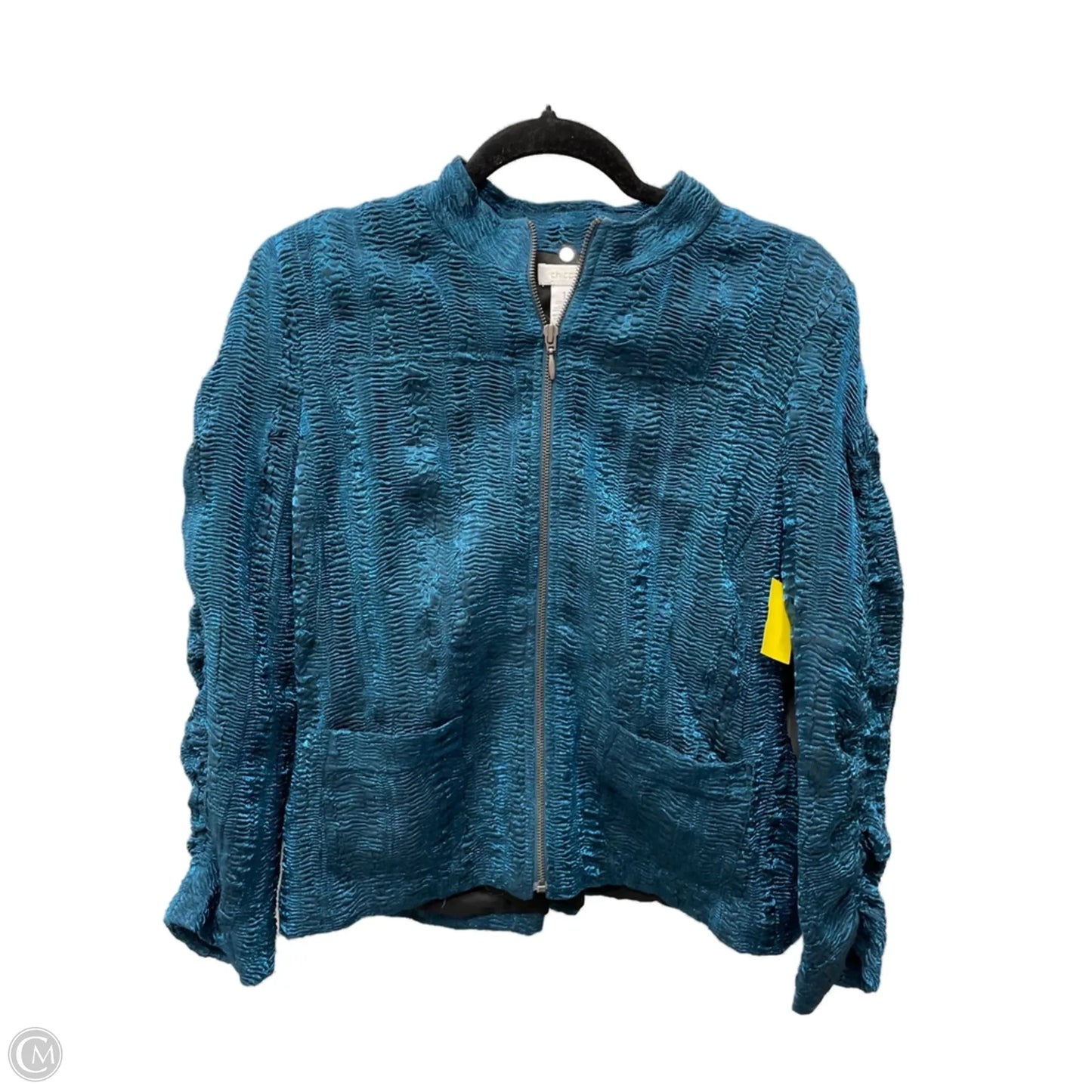 Jacket Other By Chicos In Teal, Size: M