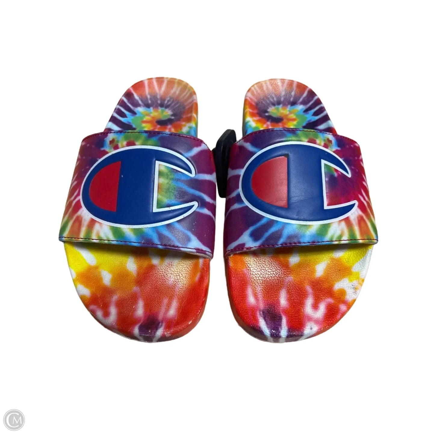 Sandals Sport By Champion In Rainbow Print, Size: 7
