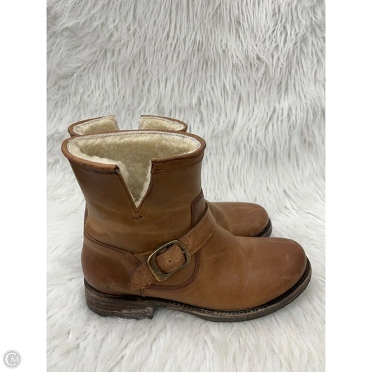 Boots Designer By Frye In Brown, Size: 7.5