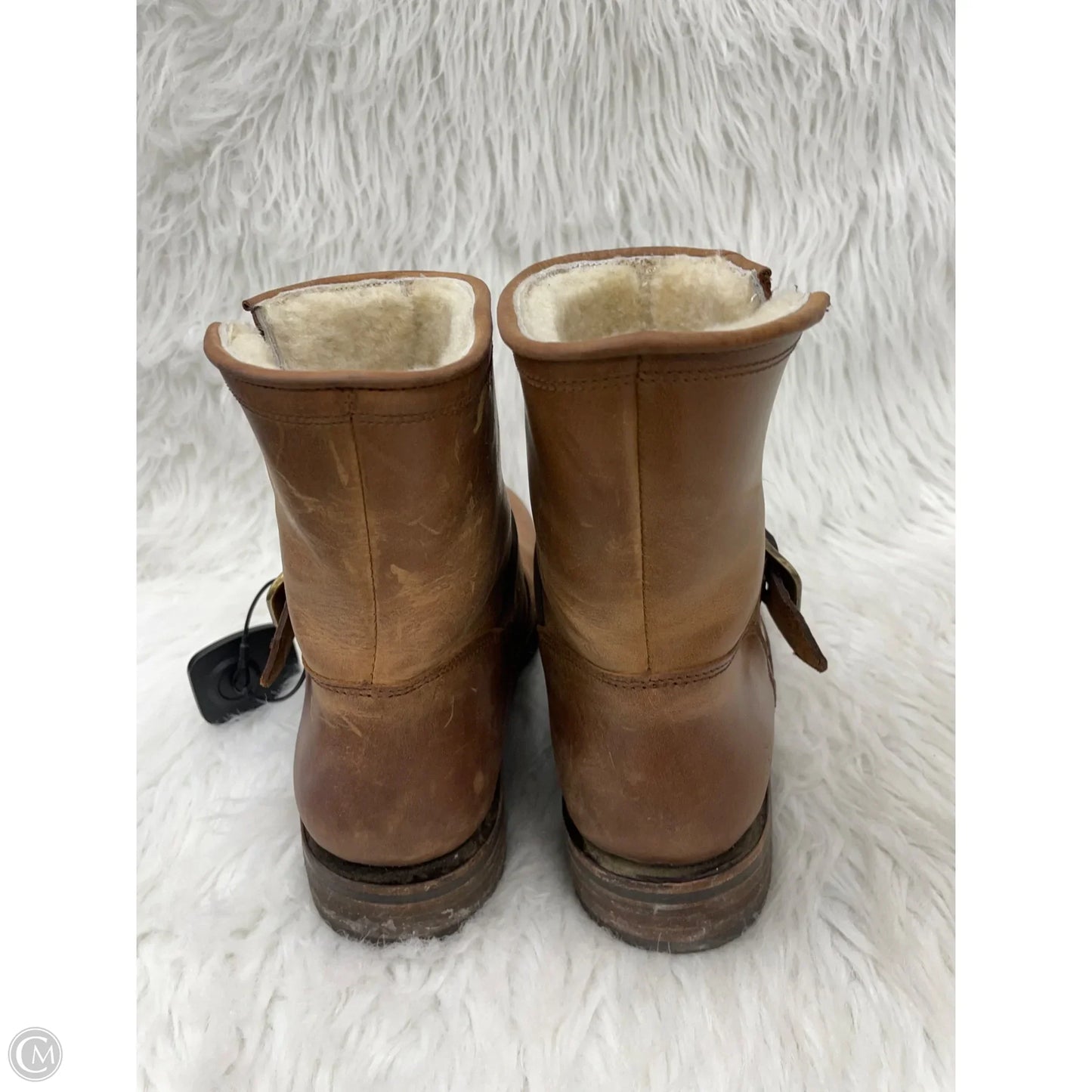 Boots Designer By Frye In Brown, Size: 7.5