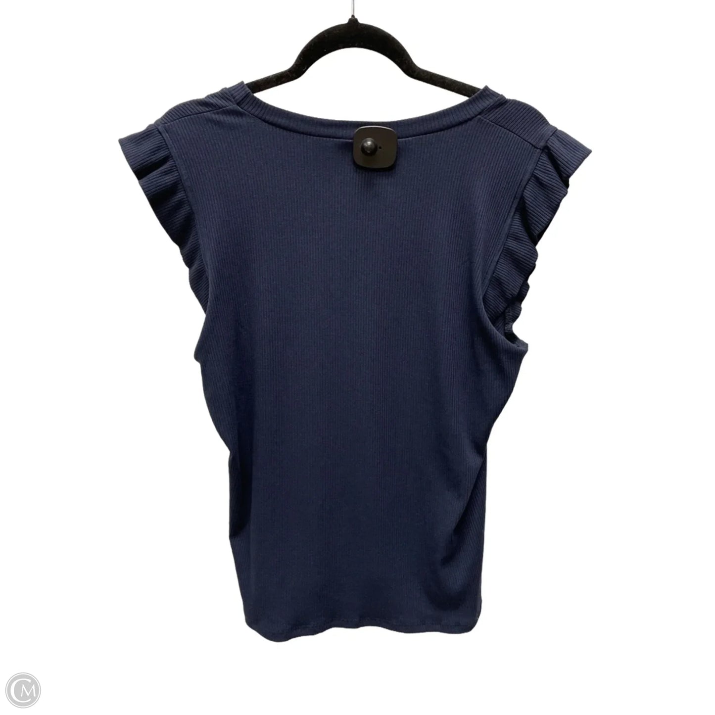 Top Short Sleeve By Green Envelope In Navy, Size: Xl