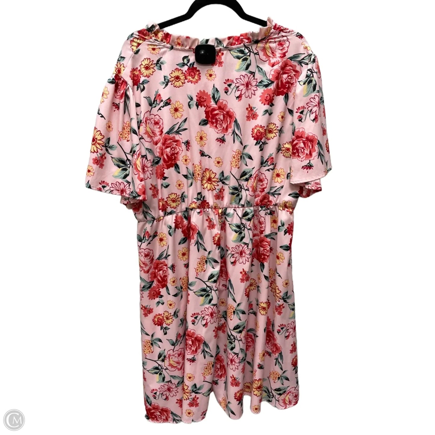 Dress Casual Short By Shein In Floral Print, Size: 3x