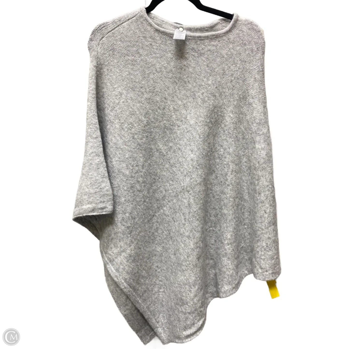 Poncho By Clothes Mentor In Grey, Size: Xl