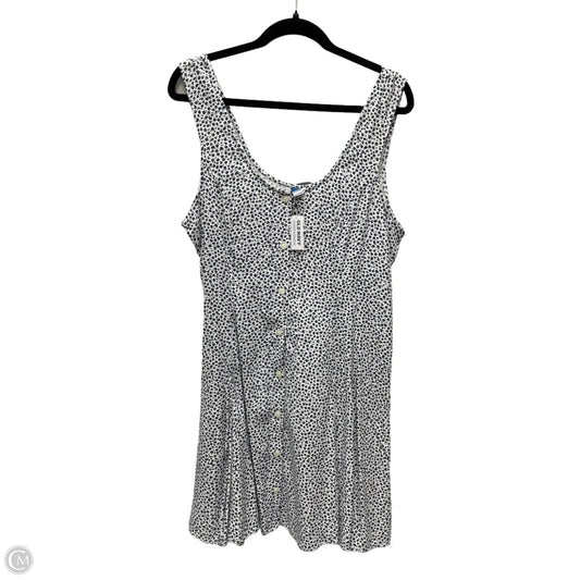 Dress Casual Short By Old Navy In Blue & Cream, Size: L