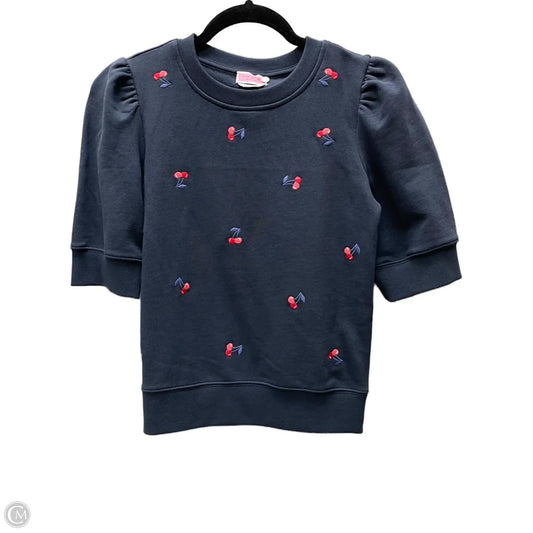 Top Short Sleeve Designer By Kate Spade In Navy, Size: Xs