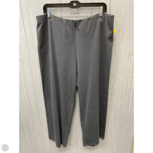 Pants Leggings By Eileen Fisher In Grey, Size: 16