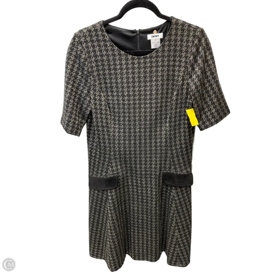 Dress Work By Dkny In Black & Gold, Size: L