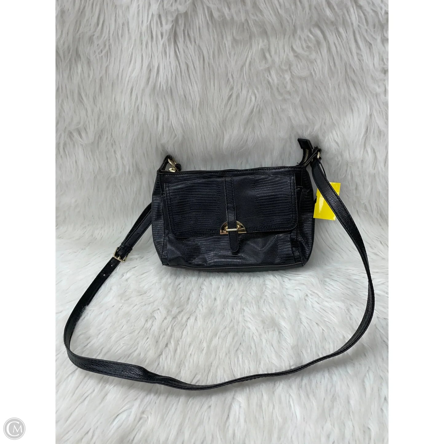 Crossbody Leather By Liz Claiborne, Size: Medium