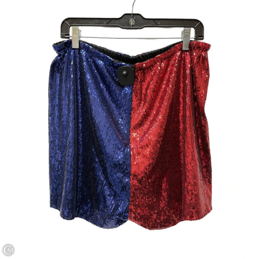 Shorts By Clothes Mentor In Blue & Red, Size: 18