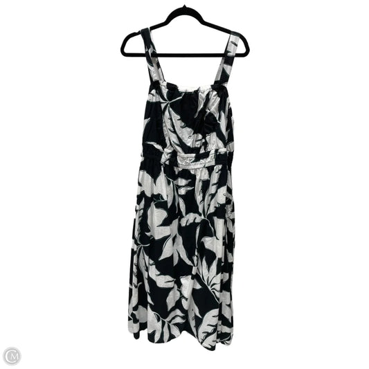 Dress Casual Short By Lane Bryant In Black & Cream, Size: 2x