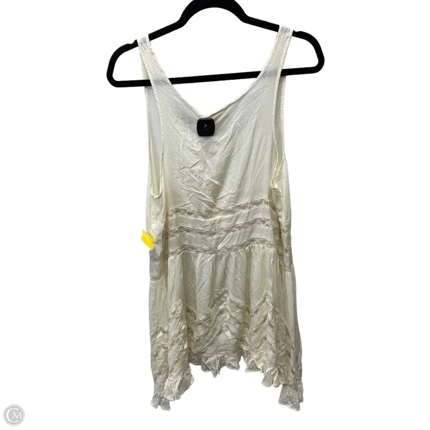 Tunic Sleeveless By Free People In Yellow, Size: L