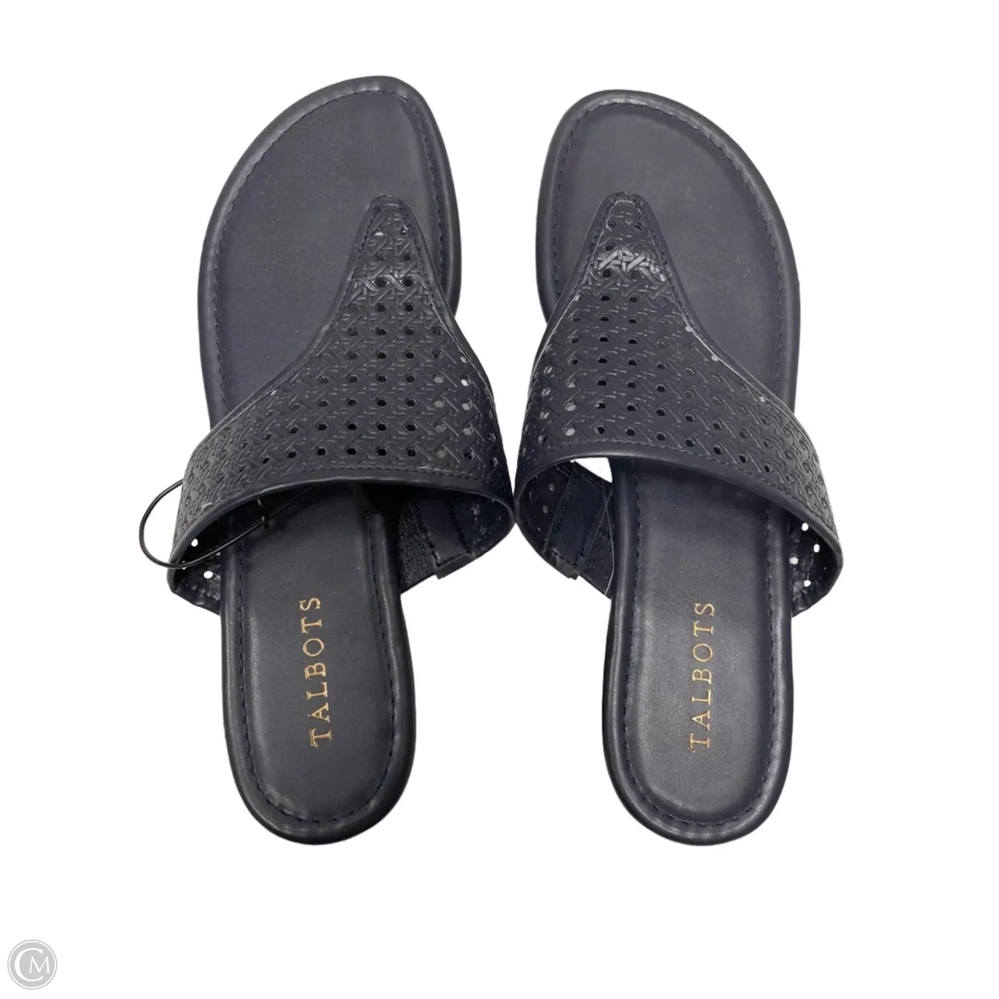 Sandals Flats By Talbots In Navy, Size: 10