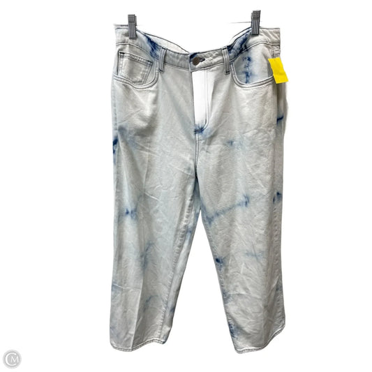 Jeans Straight By L Agence In Tie Dye Print, Size: 8