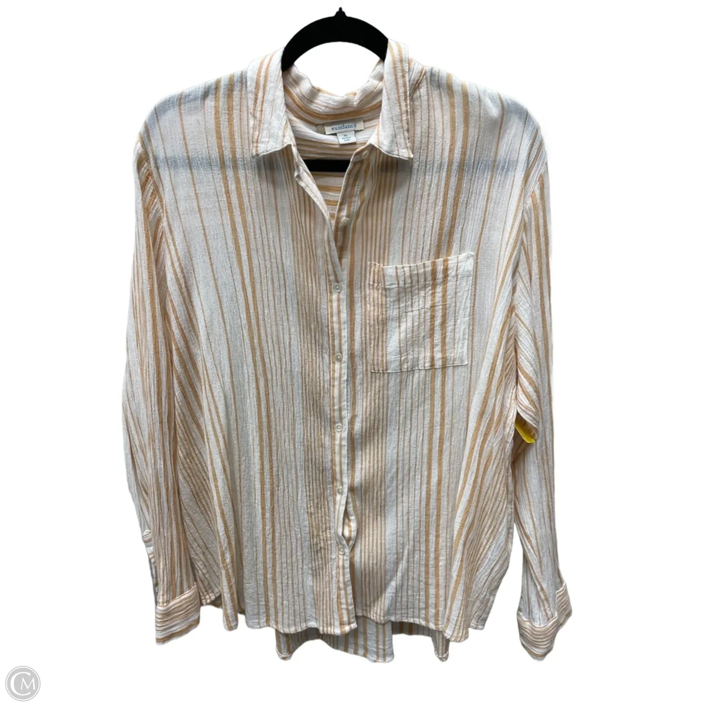 Top Long Sleeve By Sundance In Striped Pattern, Size: Xl