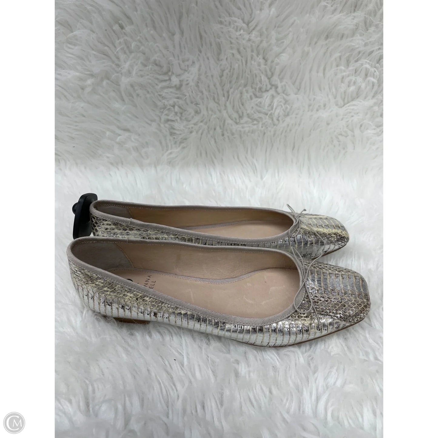 Shoes Flats By Adrianna Papell In Silver, Size: 9