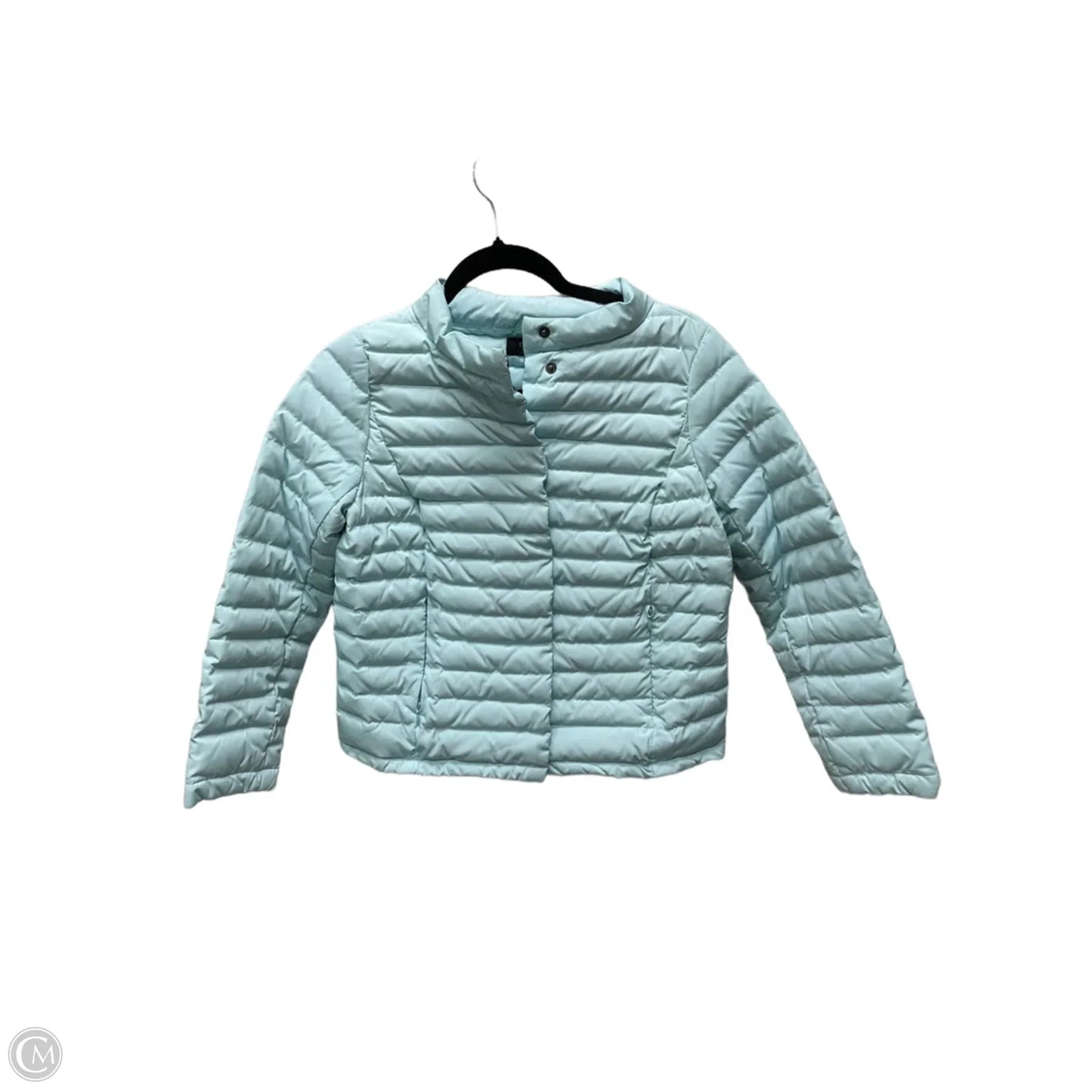 Jacket Puffer & Quilted By Talbots In Aqua, Size: Xs
