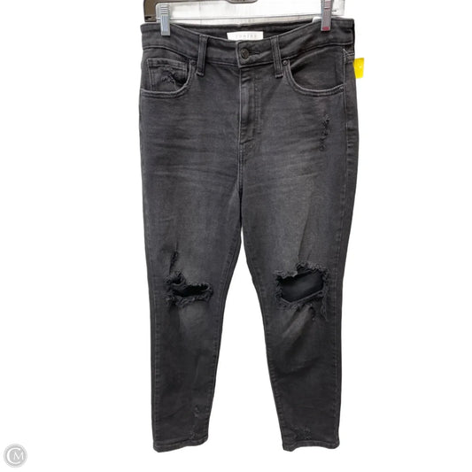 Jeans Skinny By Eunina In Black Denim, Size: 8