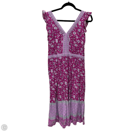 Dress Casual Short By Loft In Purple, Size: L