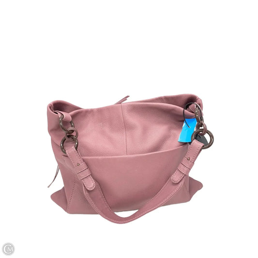 Handbag Leather By Hobo Intl, Size: Large