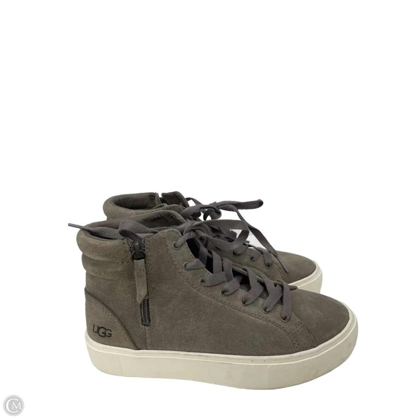 Shoes Designer By Ugg In Grey, Size: 6.5