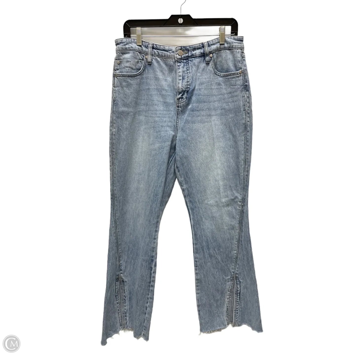 Jeans Flared By Liverpool In Blue Denim, Size: 10