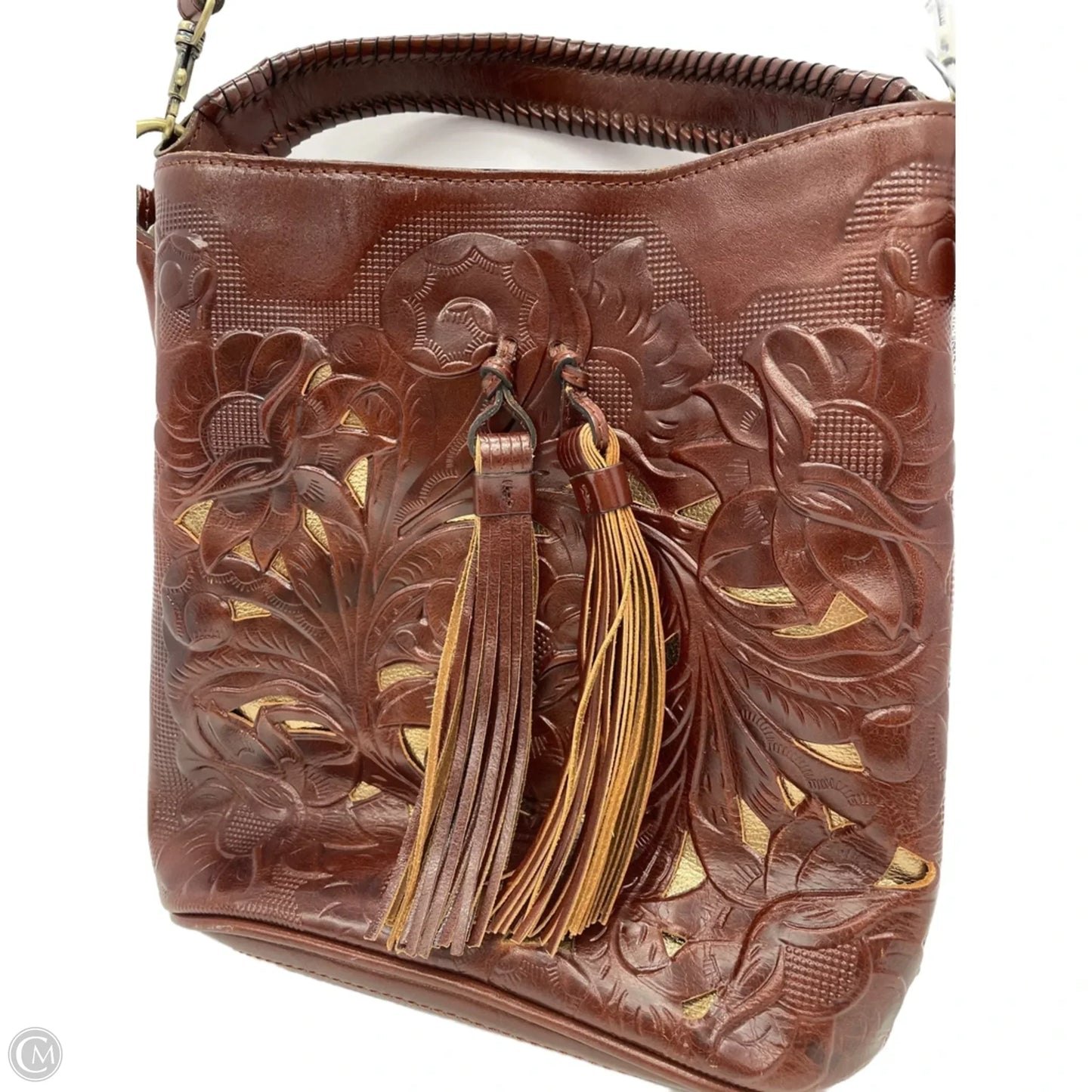 Crossbody Designer By Patricia Nash, Size: Large