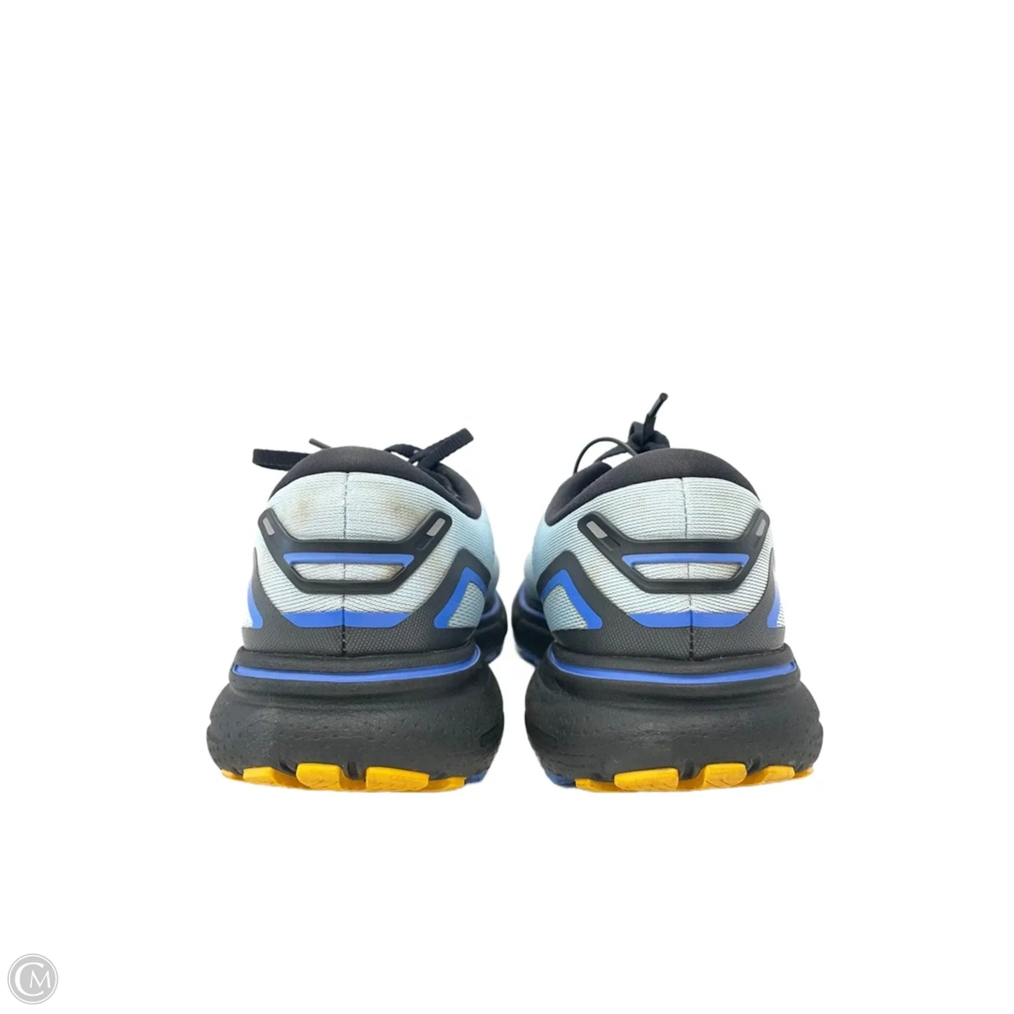 Shoes Athletic By Brooks In Blue & Yellow, Size: 8.5