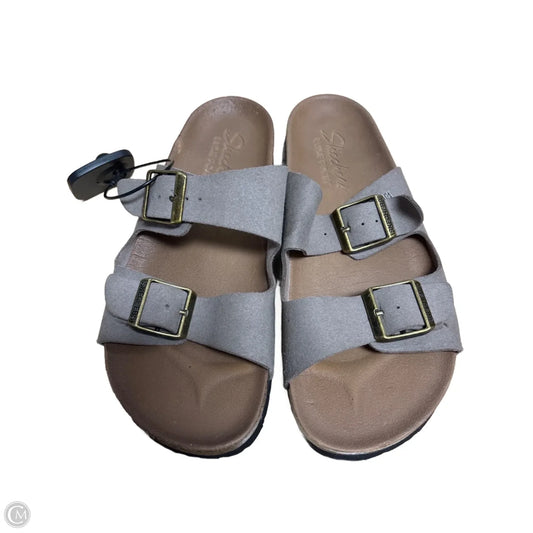 Sandals Flats By Skechers In Taupe, Size: 6