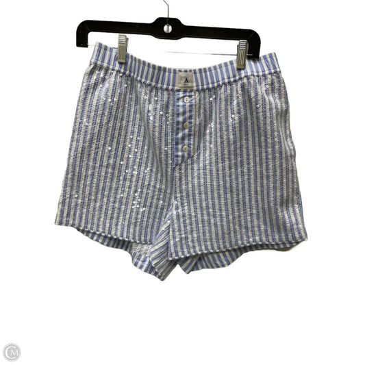 Shorts By Anthropologie In Blue & White, Size: 4