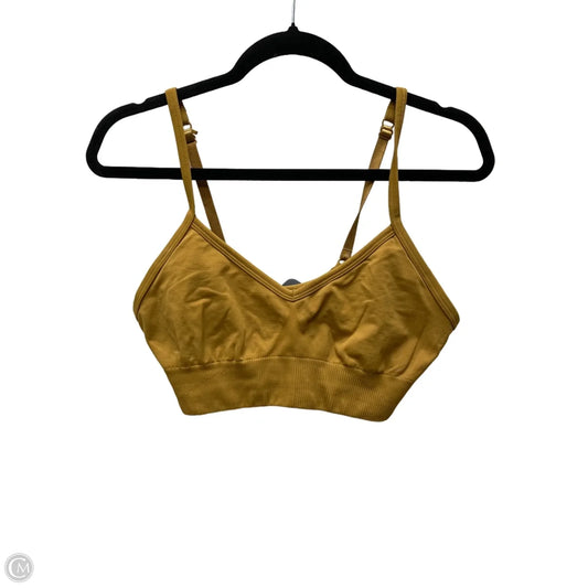 Athletic Bra By Lululemon In Gold, Size: M